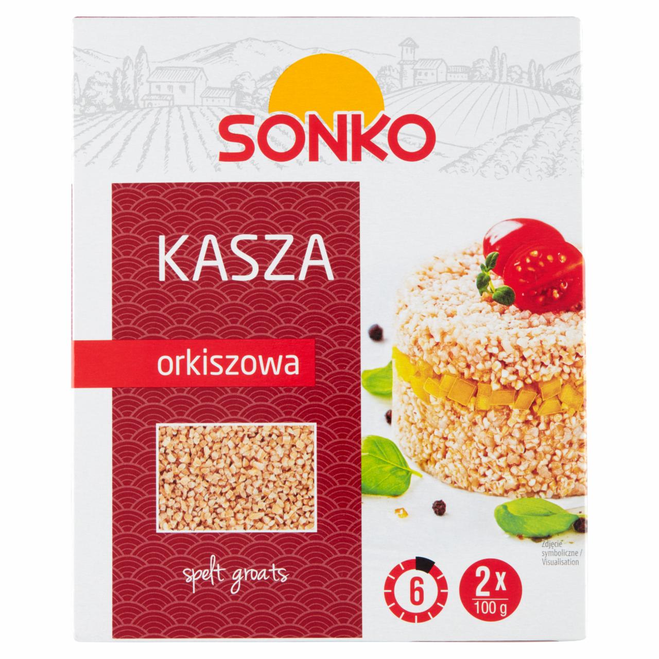 Zdjęcia - Sonko Kasza orkiszowa 200 g (2 x 100 g)