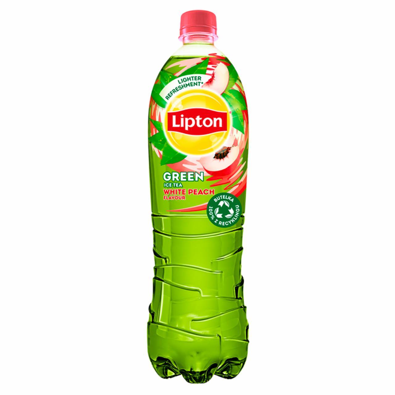 Zdjęcia - Lipton Ice Tea Green White Peach Napój niegazowany 1,5 l