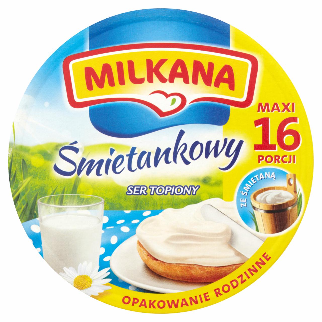 Zdjęcia - Milkana Śmietankowy Ser topiony 280 g (16 porcji)