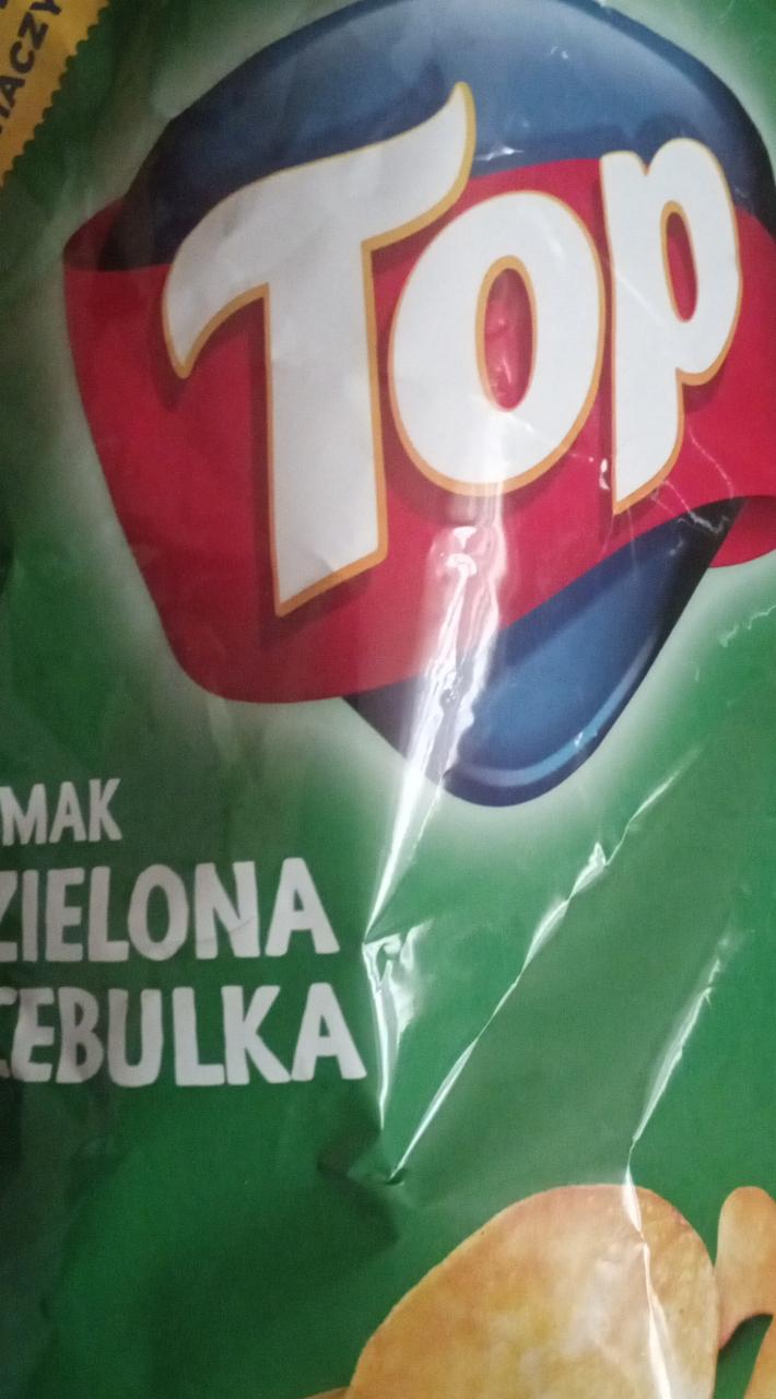 Zdjęcia - Chipsy smak zielona cebulka TOP