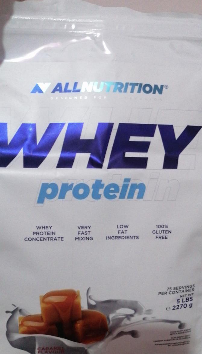 Zdjęcia - Whey protein chocolate nougat caramel Allnutrition