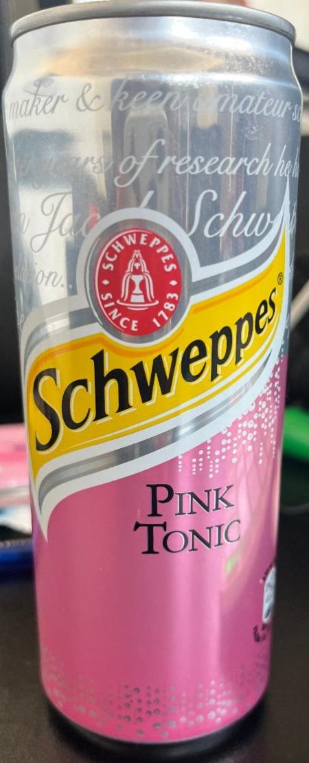 Zdjęcia - Napój gazowany pink tonic Schweppes