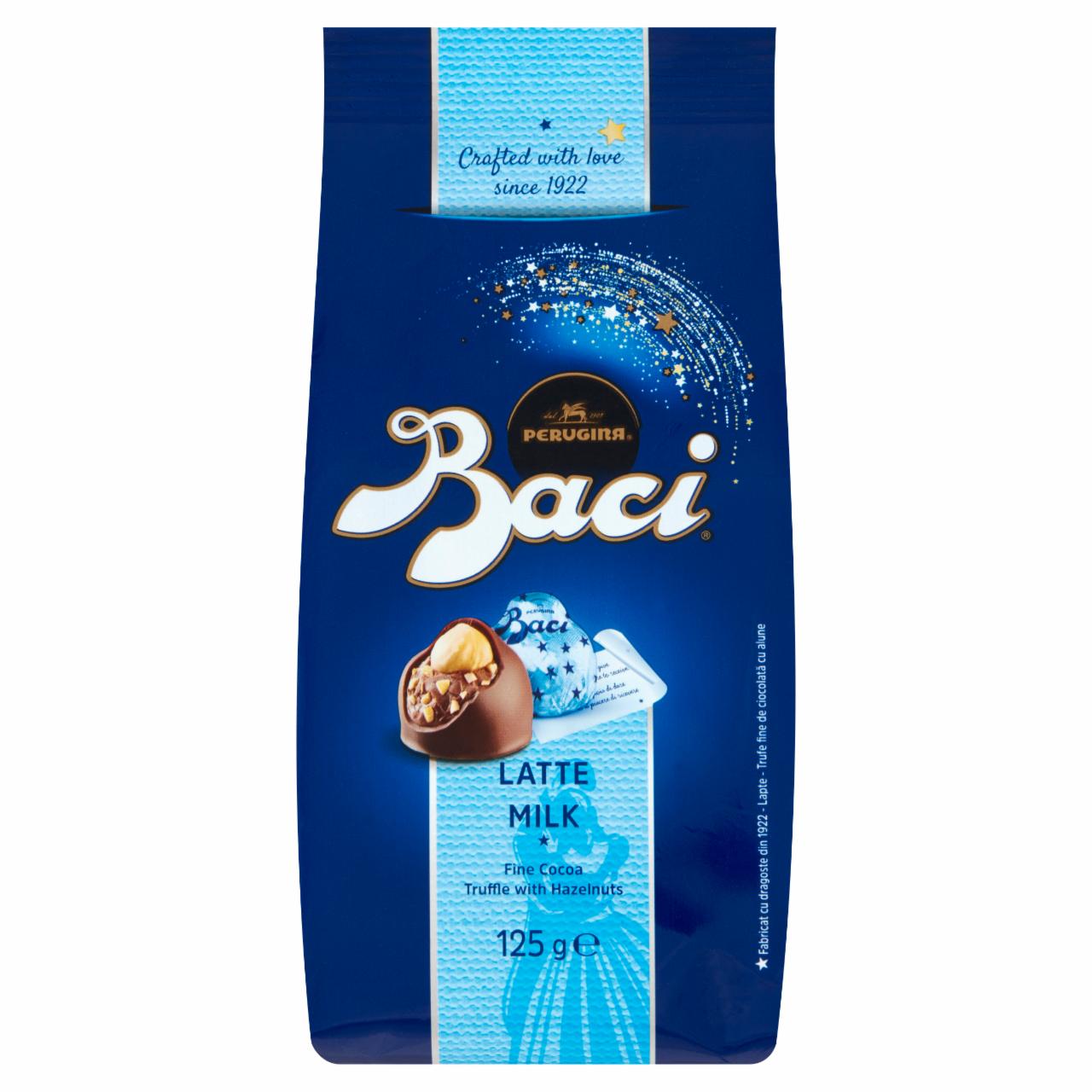 Zdjęcia - Perugina Baci Pralina z mlecznej czekolady z nadzieniem z orzechów laskowych 125 g