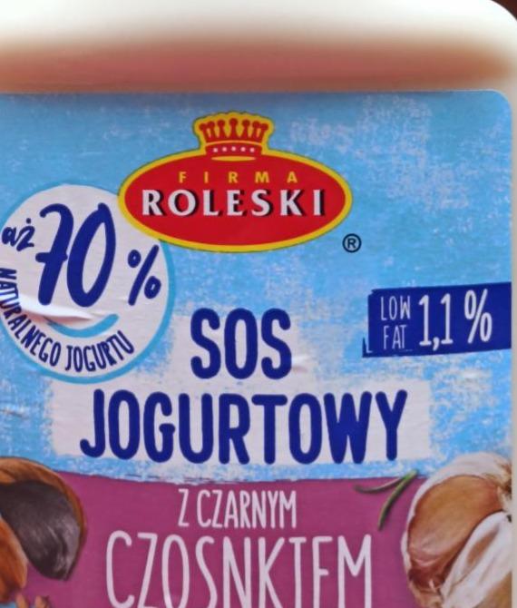 Zdjęcia - Sos czosnkowy z czarnym czoskiem roleski 70% jogurtu