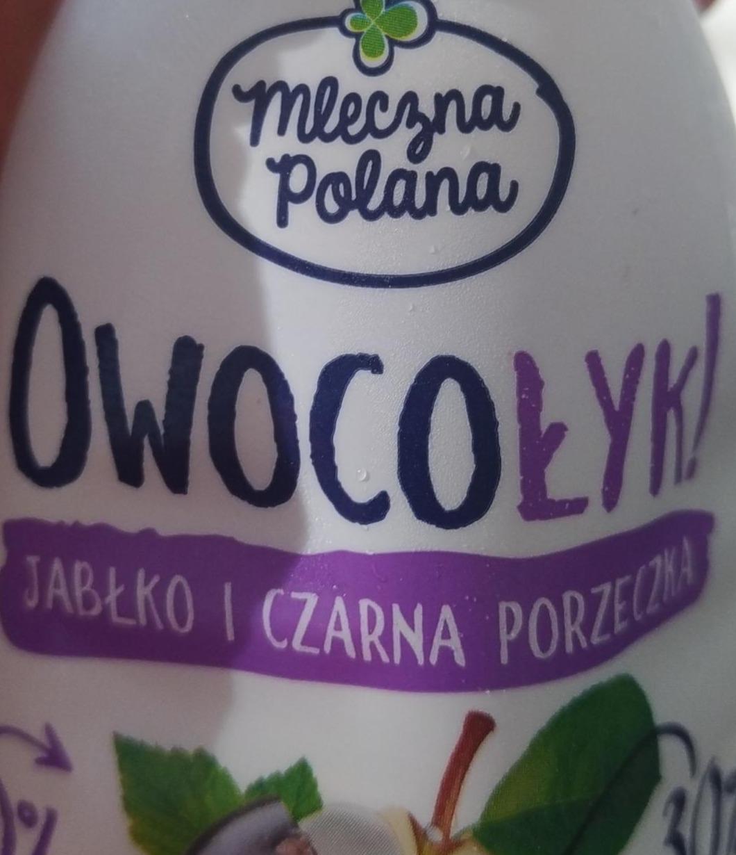 Zdjęcia - Napój owocołyk jabłko i czarna porzeczka mleczna polana