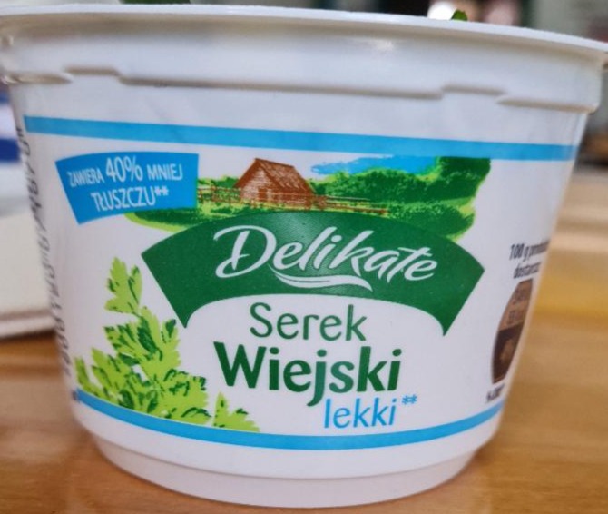 Zdjęcia - Serek wiejski lekki Delikate