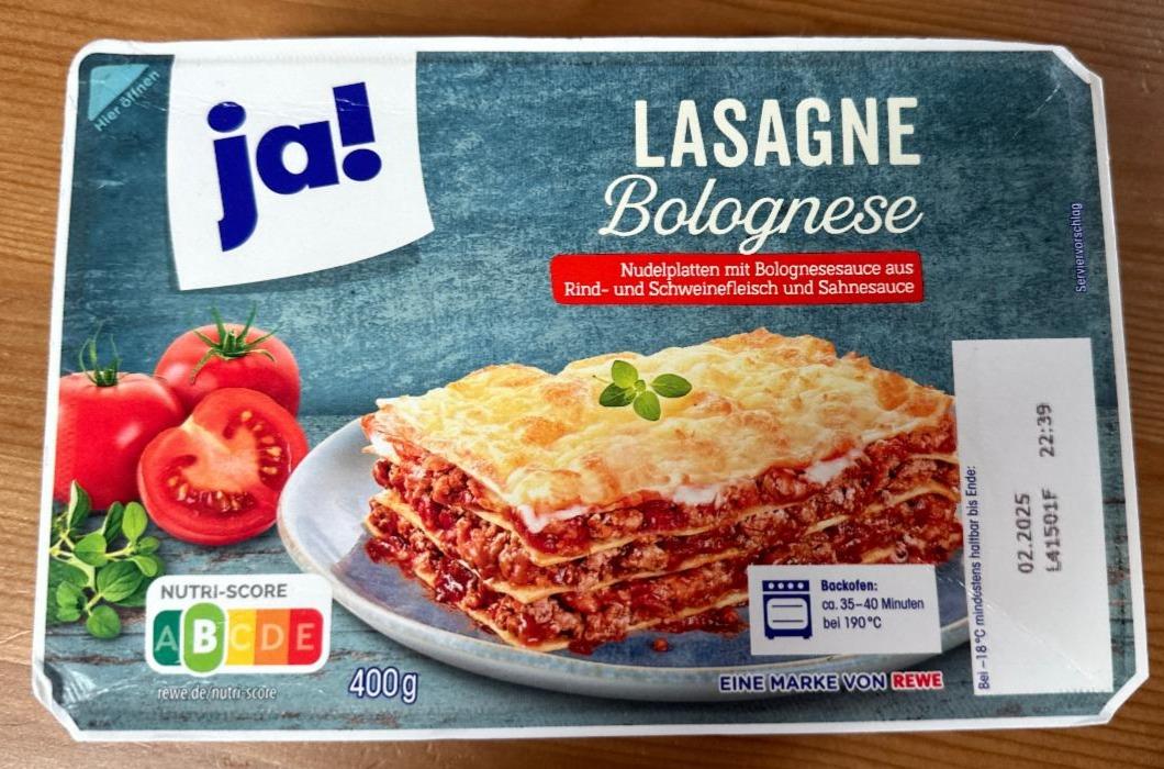 Zdjęcia - Lasagne bolognese Ja!