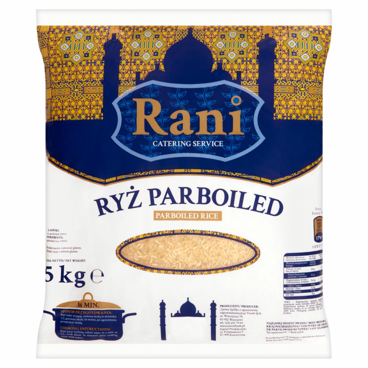 Zdjęcia - Rani Ryż parboiled 5 kg