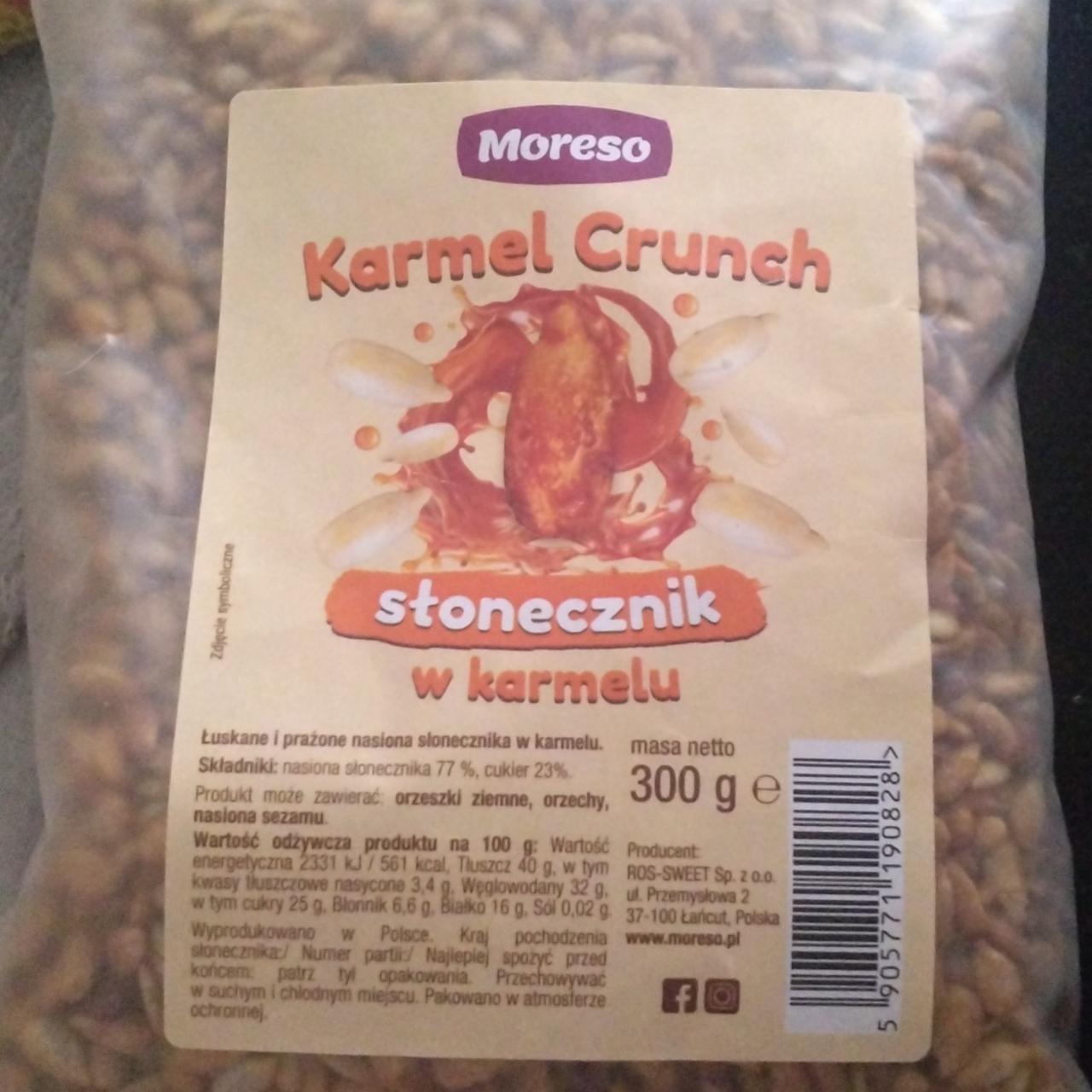 Zdjęcia - Karmel crunch słonecznik w karmelu Moreso