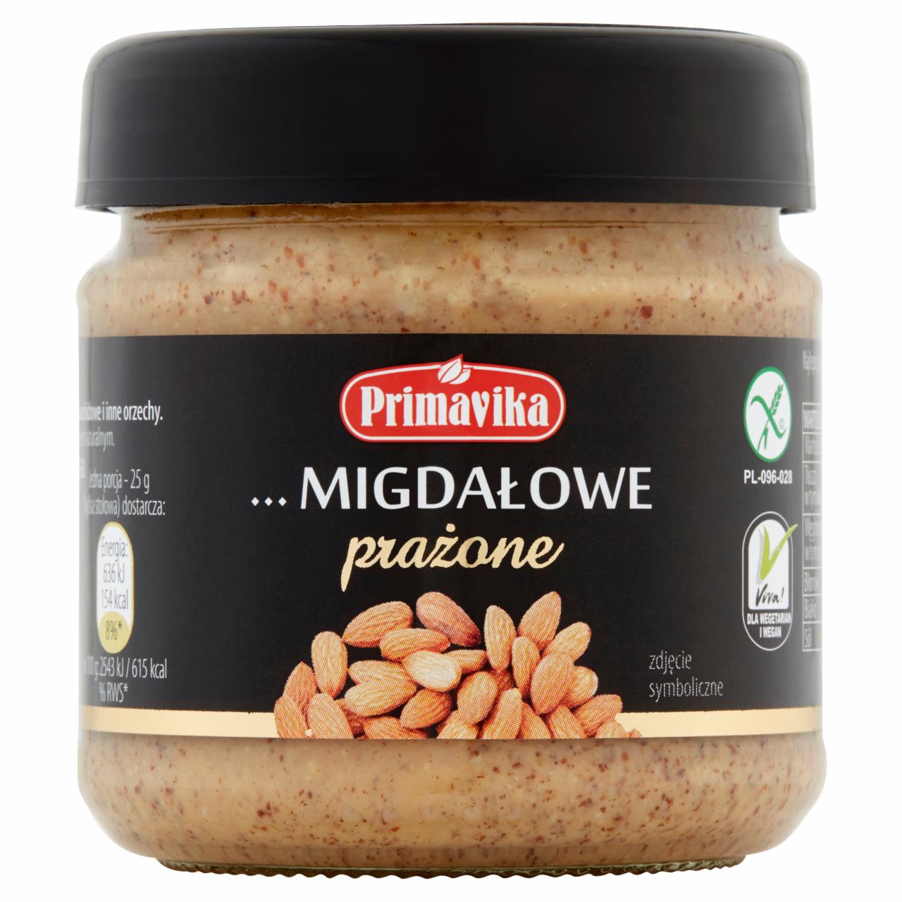 Zdjęcia - Primavika Pasta z prażonych migdałów 185 g