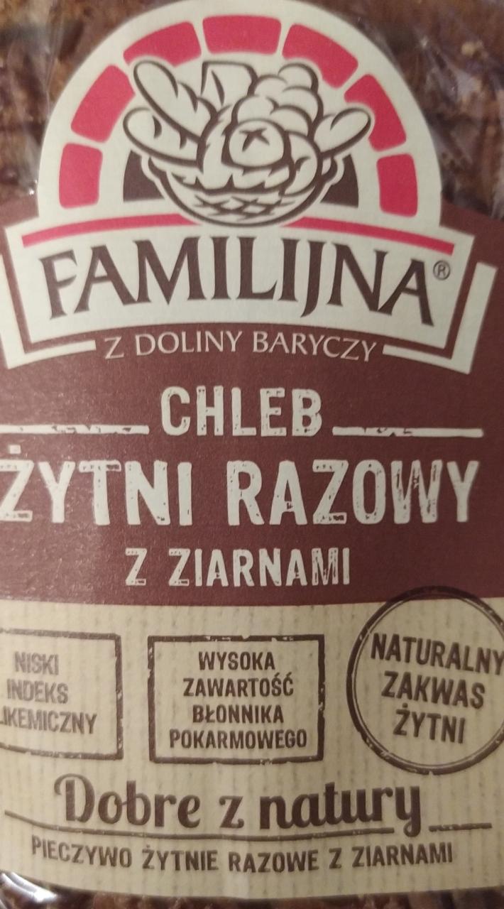 Zdjęcia - Chleb Żytni Razowy Z Ziarnami Familijna