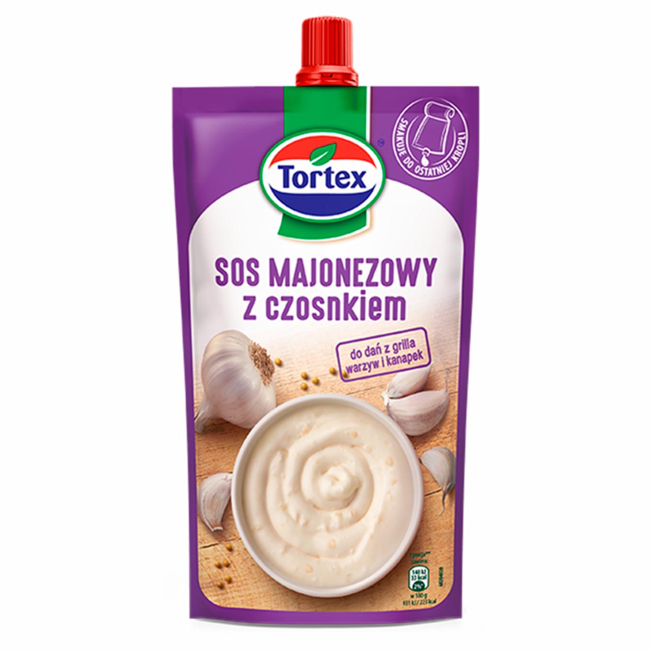 Zdjęcia - Tortex Sos majonezowy z czosnkiem 200 g