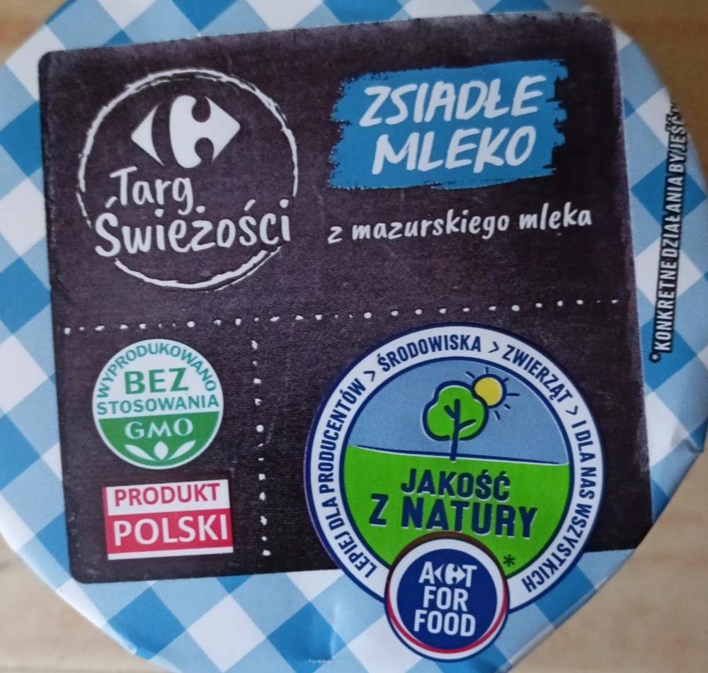 Zdjęcia - Zsiadłe mleko z mazurskiego mleka Carrefour targ świeżości