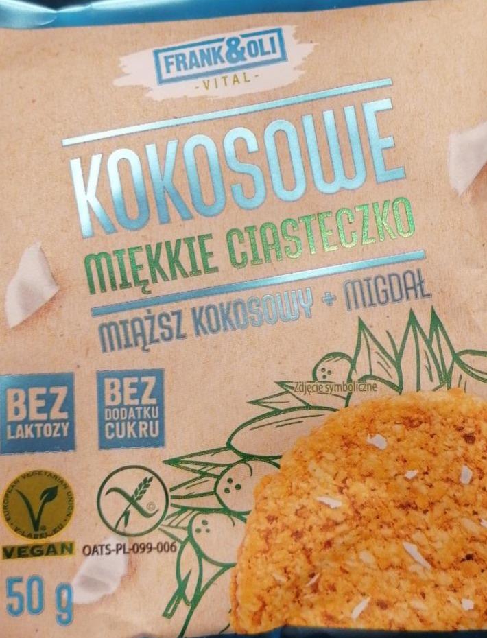 Zdjęcia - Kokosowe miękkie ciasteczko Frank&Oli