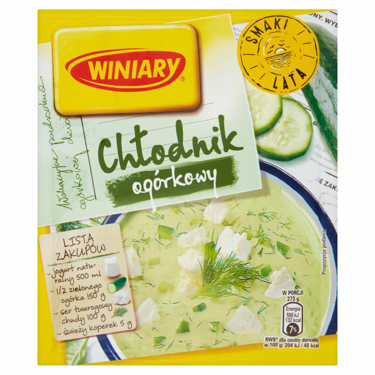 Zdjęcia - Winiary Chłodnik ogórkowy 35 g