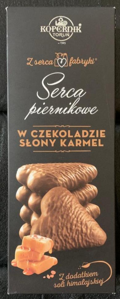 Zdjęcia - KOPERNIK Z serca fabryki Serca piernikowe w czekoladzie słony karmel 120 g