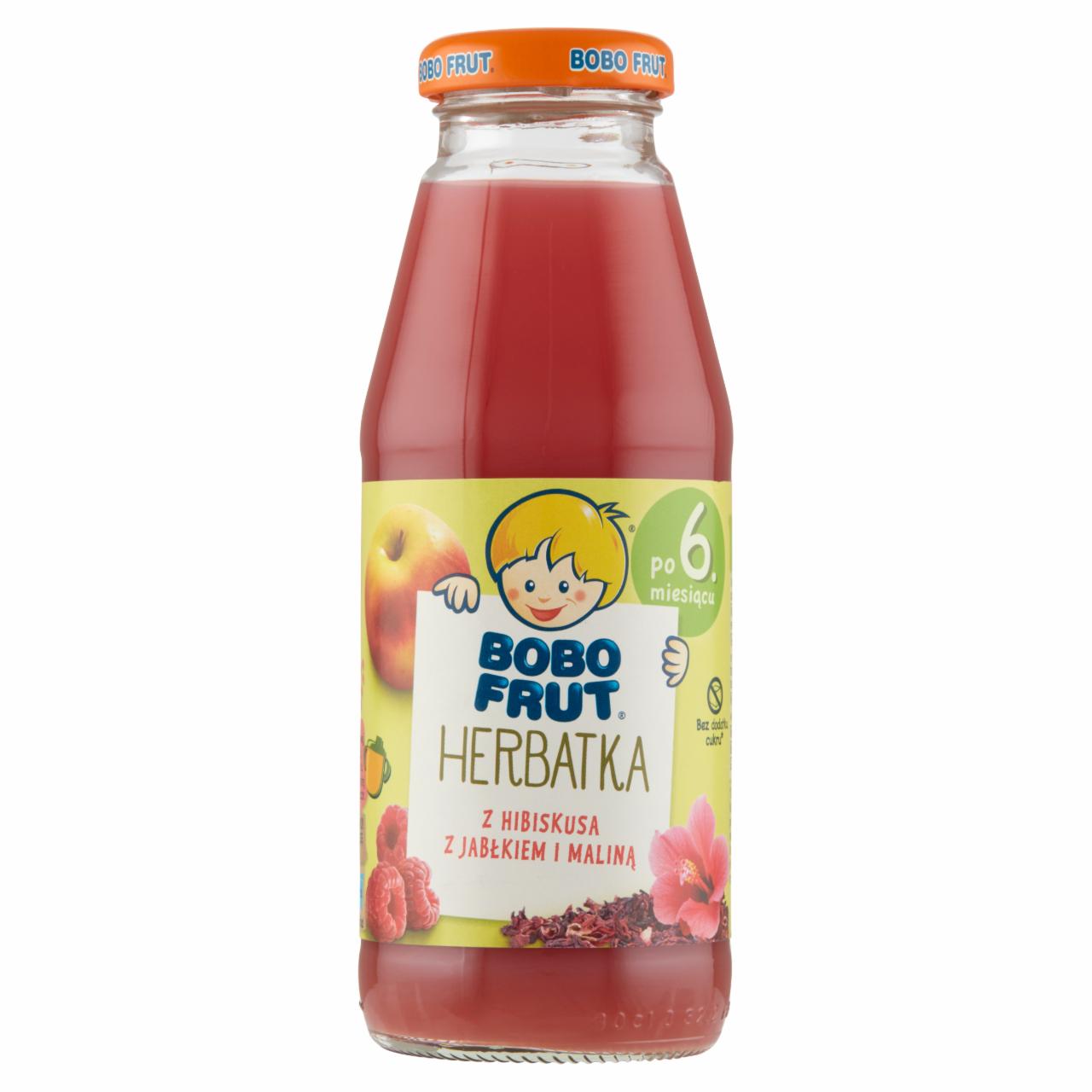 Zdjęcia - Bobo Frut Herbatka z hibiskusa z jabłkiem i maliną po 6. miesiącu 300 ml