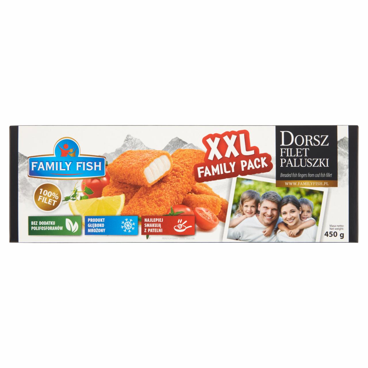 Zdjęcia - Family Fish Dorsz filet paluszki 450 g