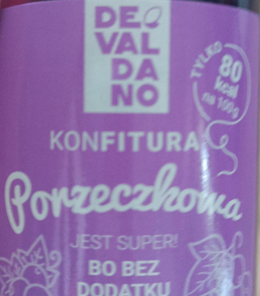 Zdjęcia - Konfitura porzeczkowa bez cukru Devaldano