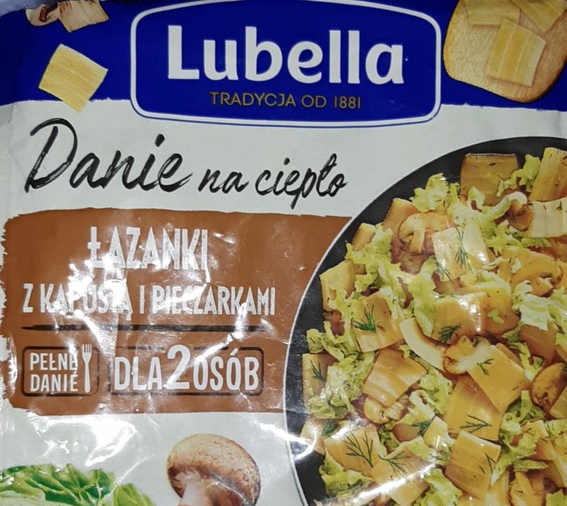 Zdjęcia - Danie na ciepło łazanki z kapustą i pieczarkami Lubella