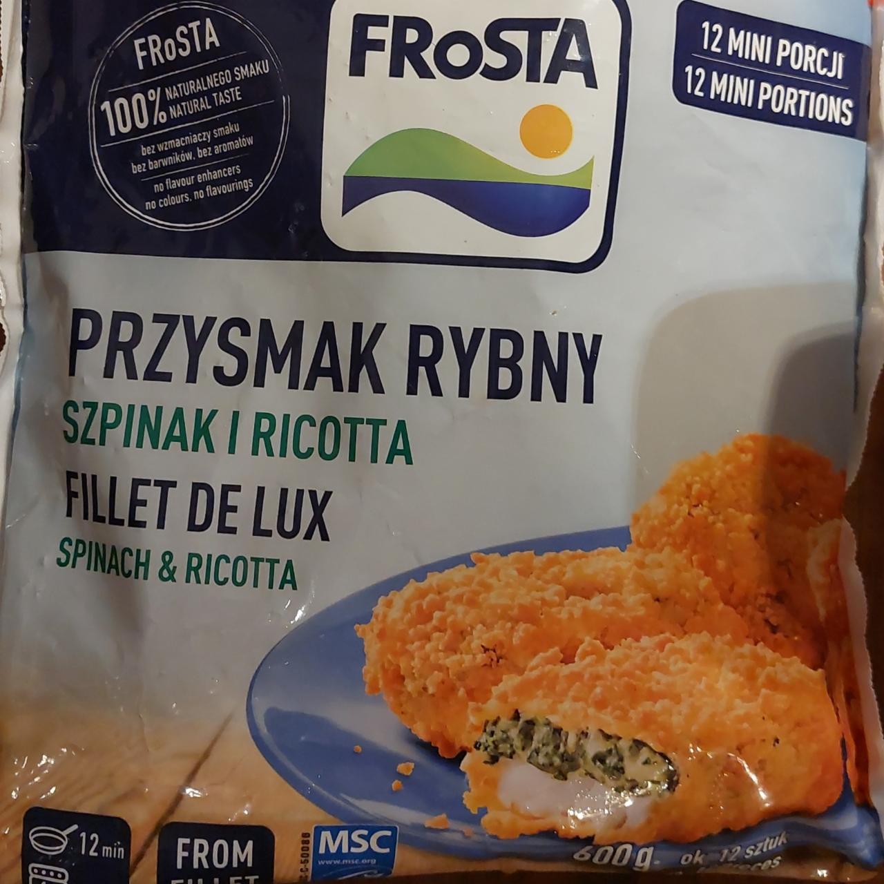 Zdjęcia - Przysmak rybny szpinak i ricotta FRoSTA