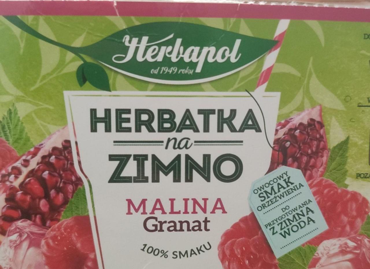 Zdjęcia - Herbatka na zimno malina granat Herbapol