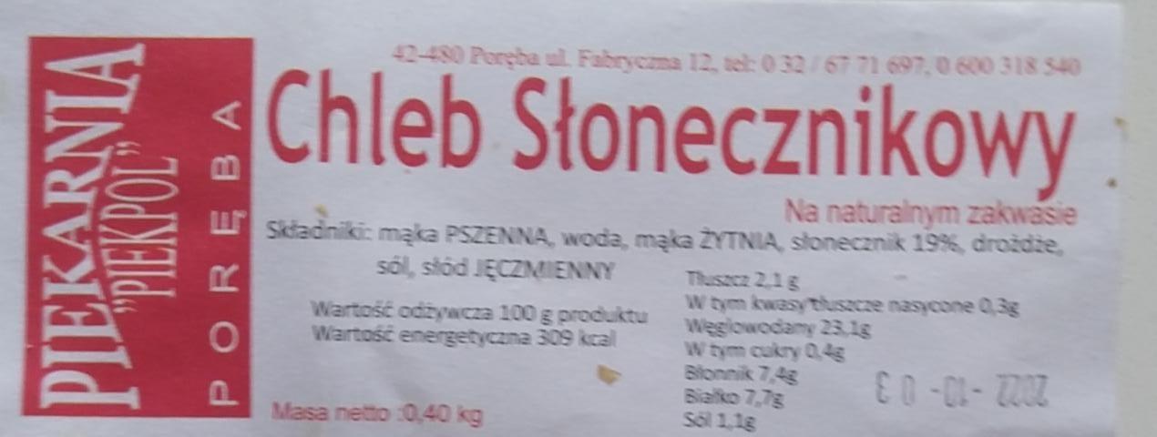 Zdjęcia - Chleb słonecznikowy Piekpol