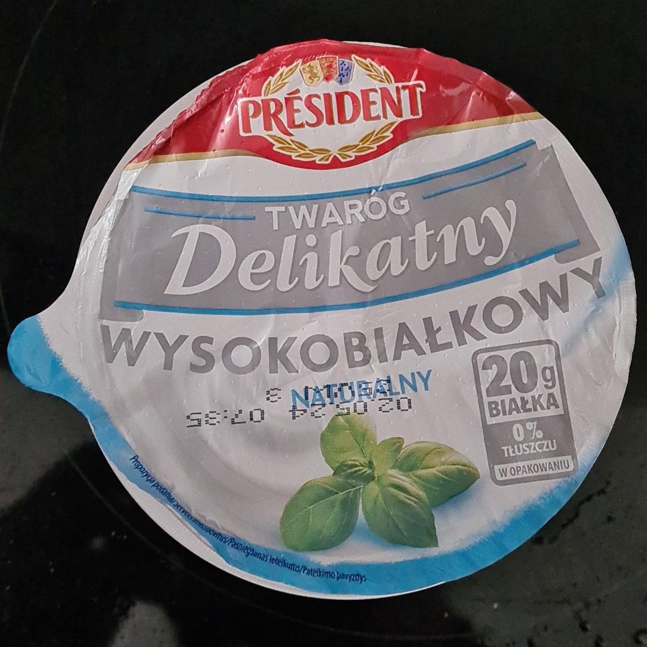 Zdjęcia - Président Twaróg delikatny wysokobiałkowy naturalny 200 g