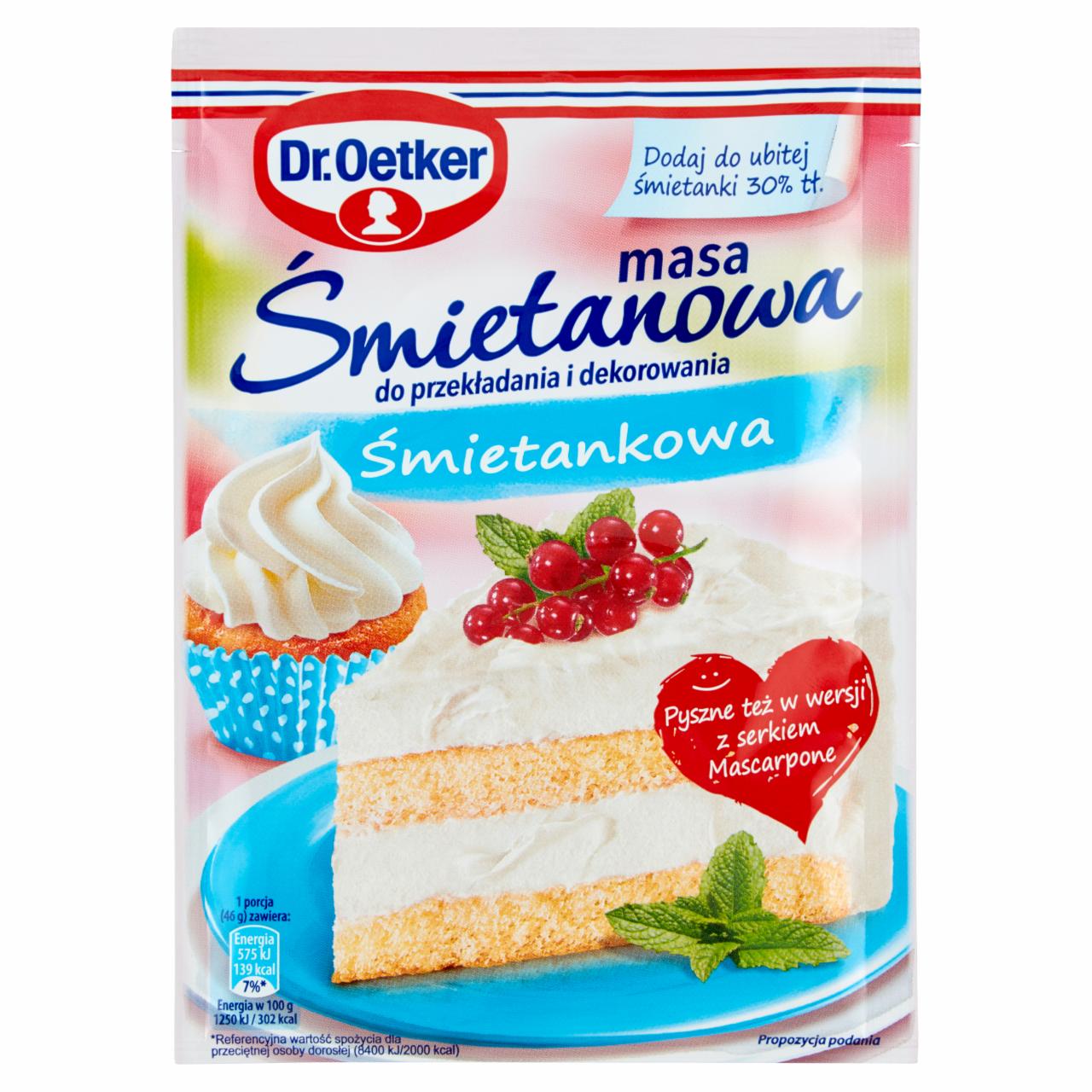 Zdjęcia - Dr. Oetker Masa śmietanowa śmietankowa 56 g