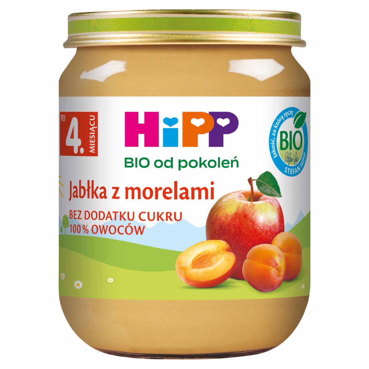 Zdjęcia - HiPP BIO Jabłka z morelami po 4. miesiącu 125 g