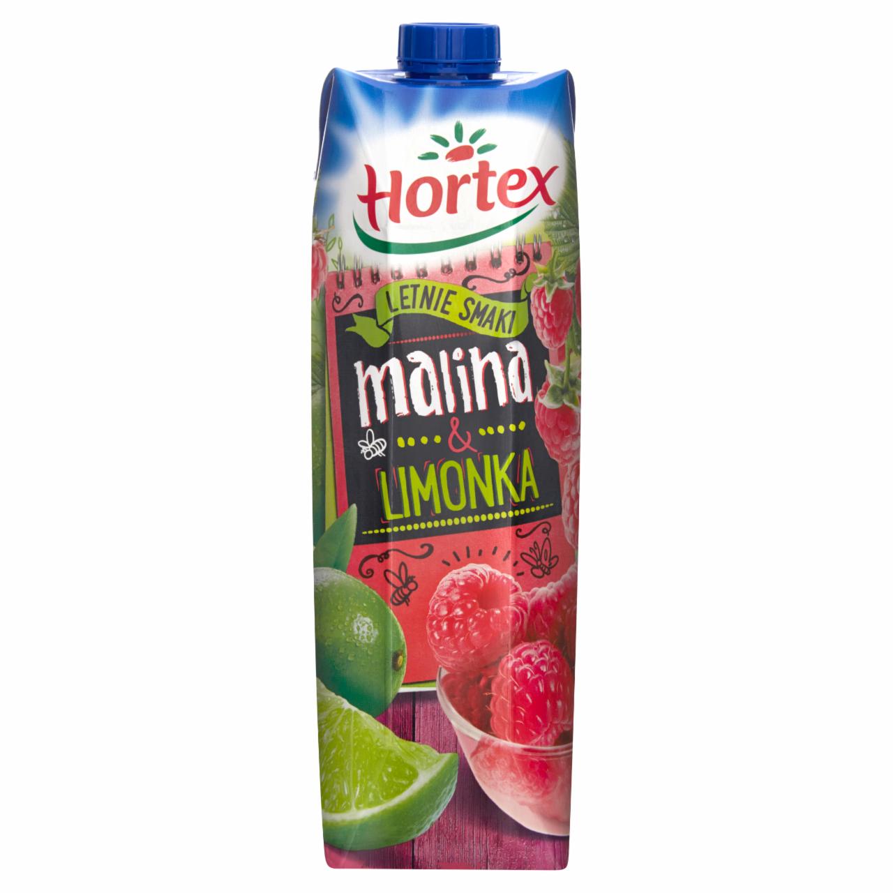 Zdjęcia - Hortex Letnie smaki Malina & Limonka Napój 1 l