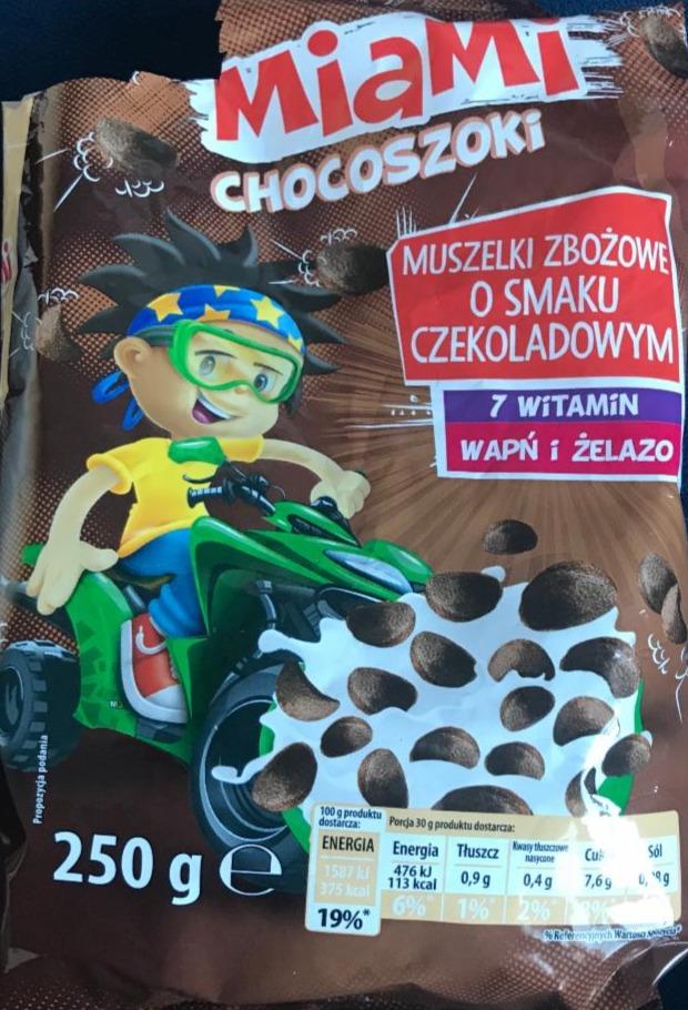 Zdjęcia - Miami chocoszoki Muszelki zbożowe o smaku czekolady