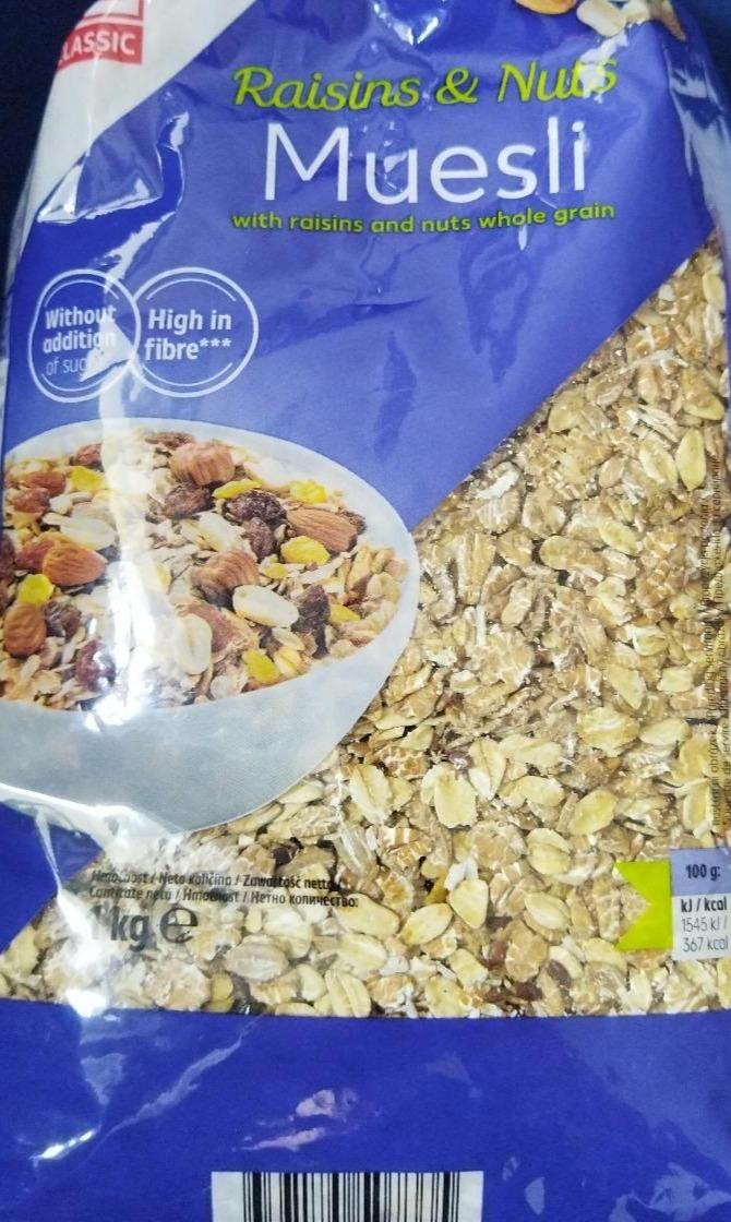 Zdjęcia - Raisins & Nuts Muesli Kaufland