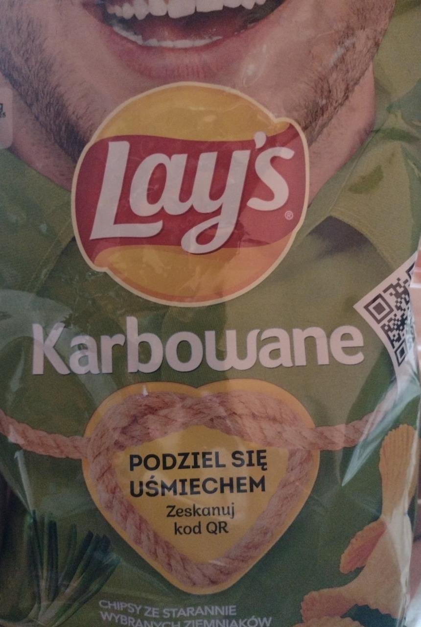 Zdjęcia - Chipsy Lays Karbowane cebulka