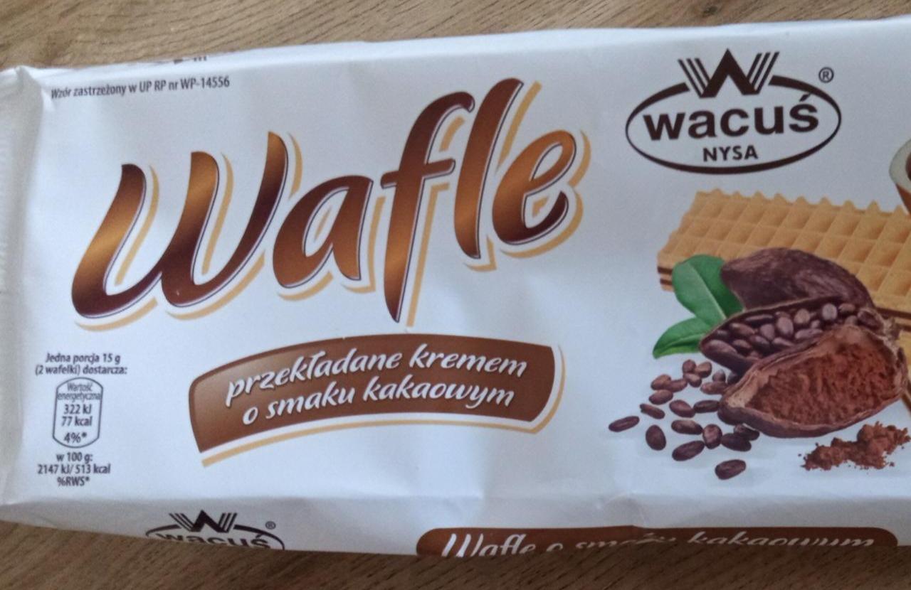 Zdjęcia - Wafle o smaku kakaowym Wacuś