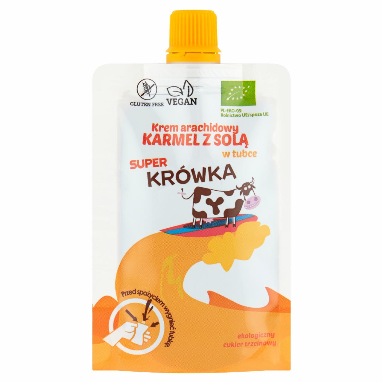 Zdjęcia - Super Krówka Krem arachidowy karmel z solą w tubce 50 g