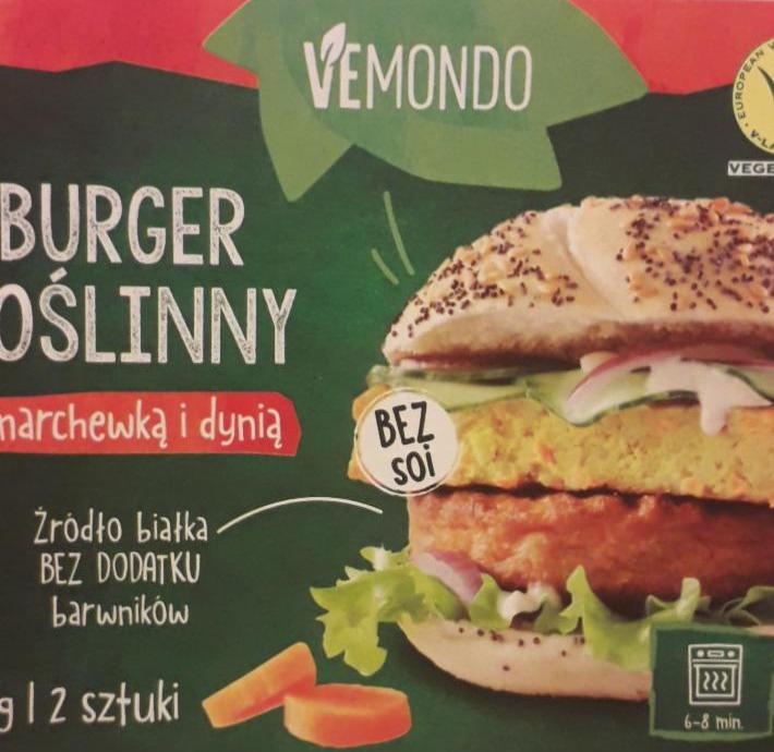 Zdjęcia - Burger roślinny marchew i dynia Vemondo