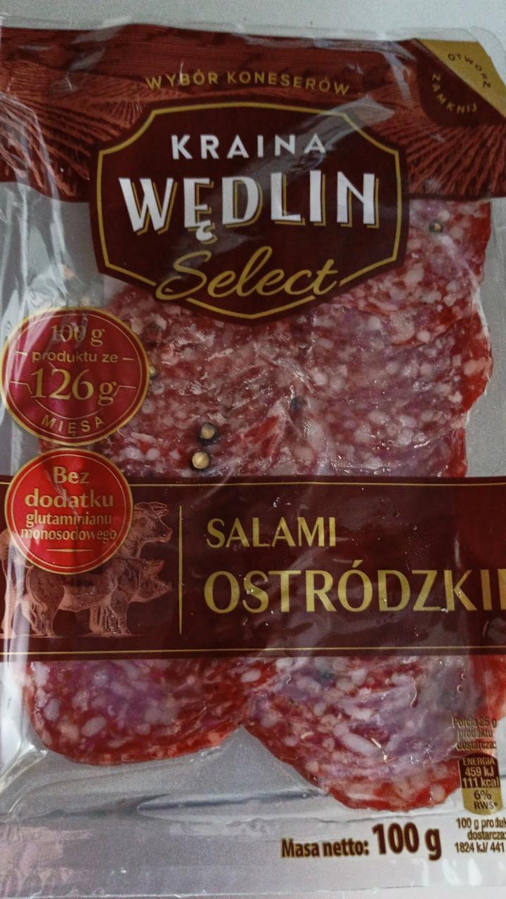 Zdjęcia - salami Ostródzkie Kraina Wędlin