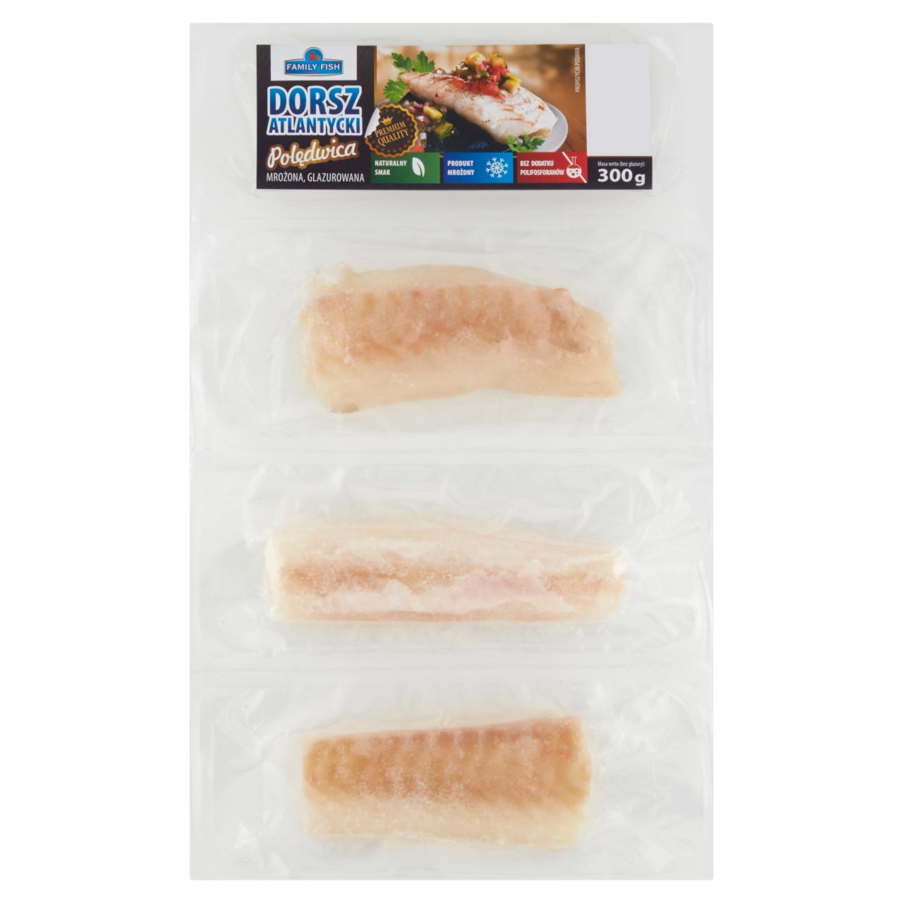 Zdjęcia - Dorsz atlantycki polędwica 300 g Family Fish