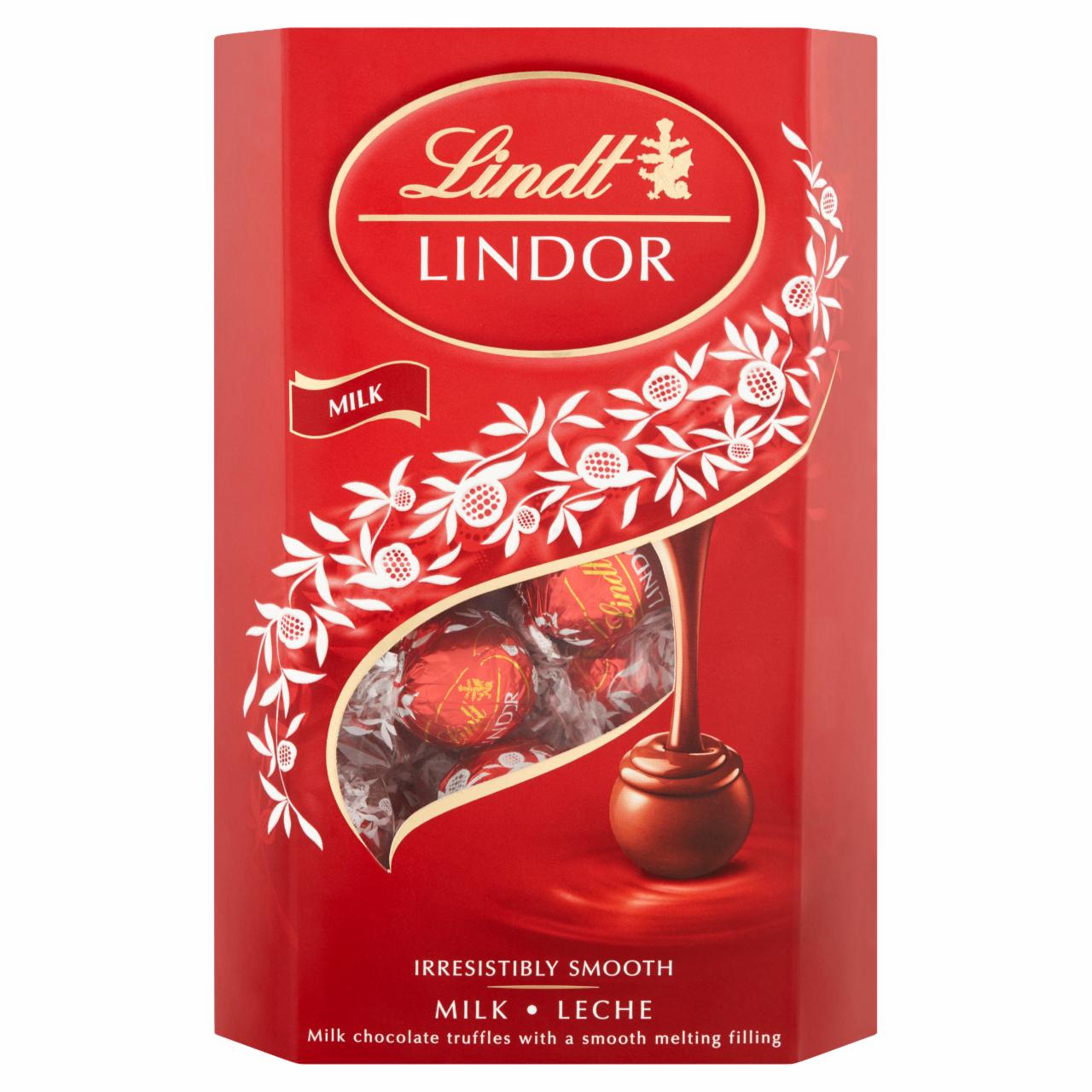 Zdjęcia - Lindt Lindor Pralinki z czekolady mlecznej z nadzieniem 337 g