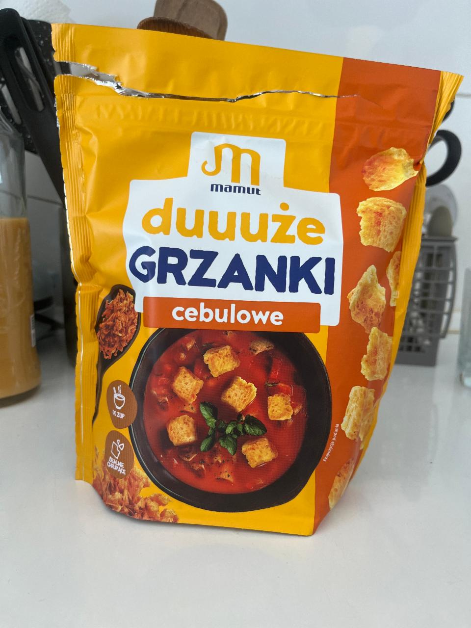 Zdjęcia - Mamut Duuuże grzanki cebulowe 110 g