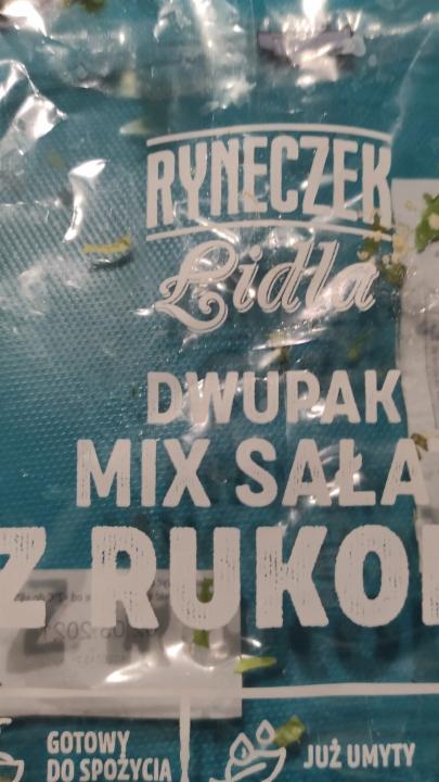 Zdjęcia - Dwupak mix sałat z rukolą Lidl