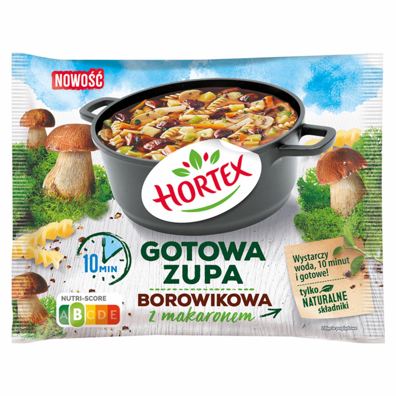 Zdjęcia - Hortex Gotowa zupa borowikowa z makaronem 350 g