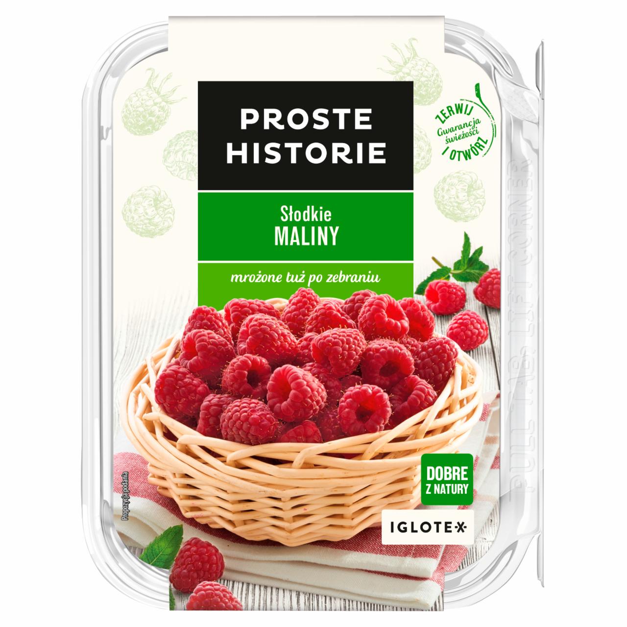 Zdjęcia - Proste Historie Słodkie maliny 280 g