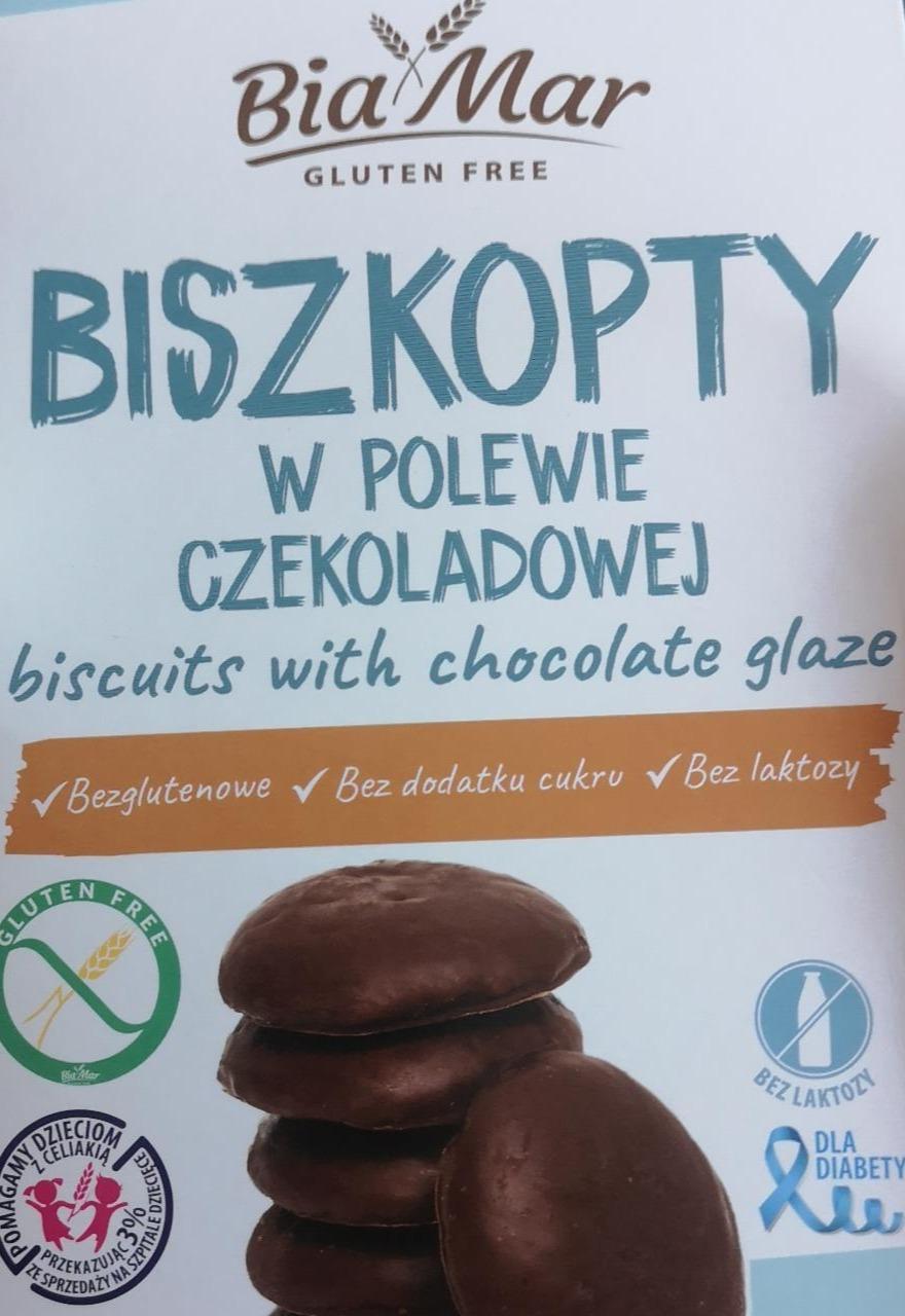 Zdjęcia - CiastkaBia Mar Biszkopty w polewie czekoladowej