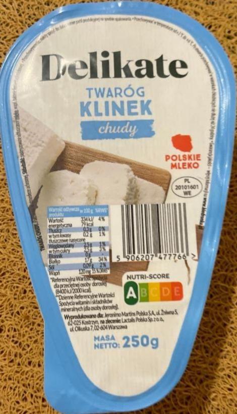 Zdjęcia - Twaróg chudy klinek Delikate