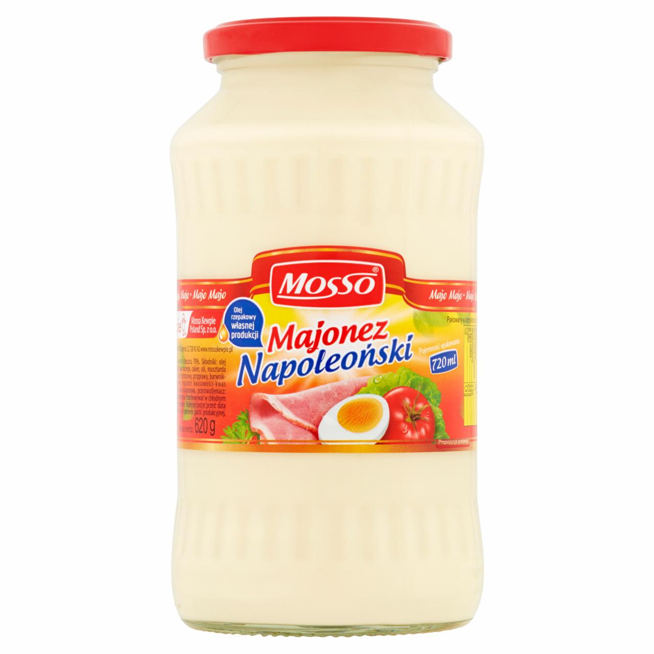 Zdjęcia - Mosso Majonez Napoleoński 620 g