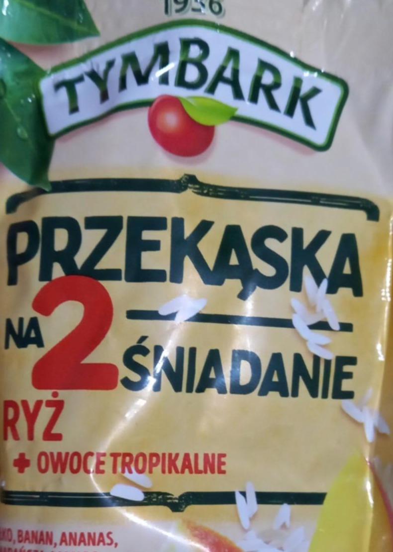 Zdjęcia - Mus ryż + owoce tropikalne jabłko banan ananas pomarańcza mango ryż Tymbark