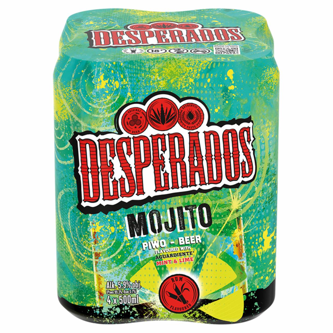 Zdjęcia - Desperados Mojito Piwo aromatyzowane 4 x 500 ml