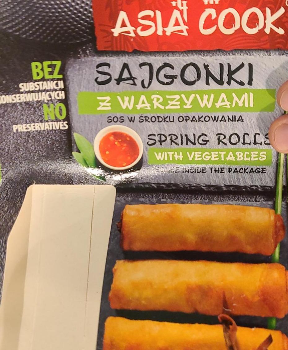 Zdjęcia - Sajgonki z warzywami Asia Cook